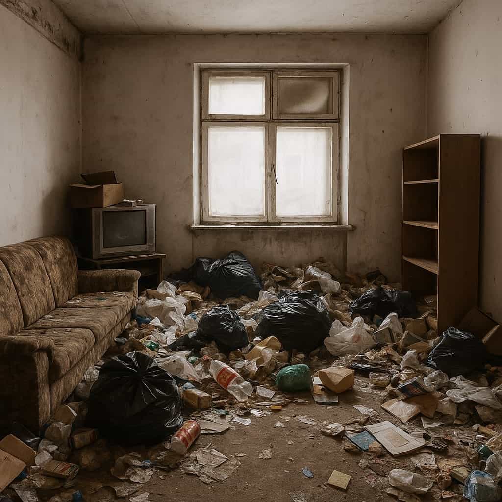 Vorher Entrümpelung